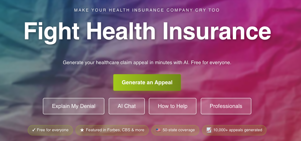 Fight Back Against Health Insurance Claim Denials using AI